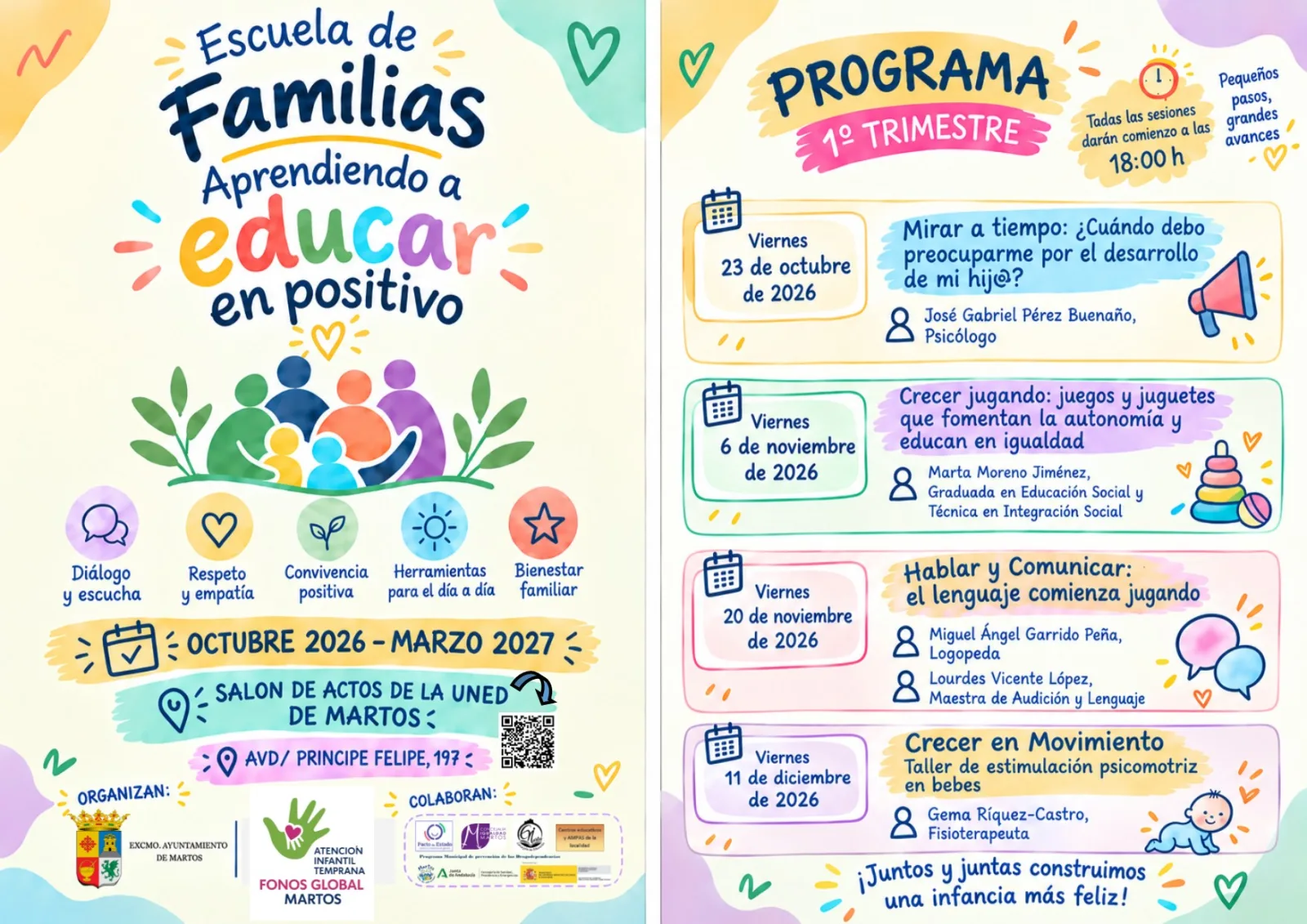 Taller «Crecer jugando: juegos y juguetes que fomentan la autonomía y educan en igualdad»