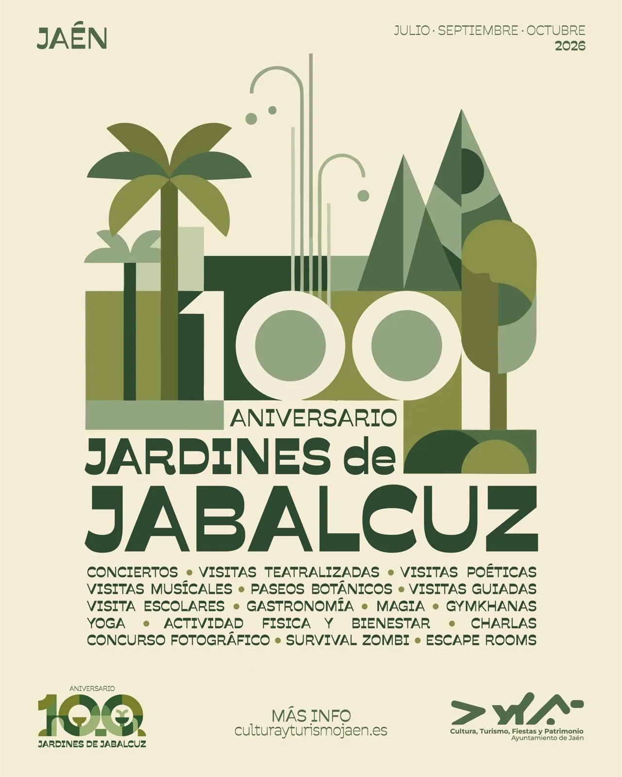 Clausura del Centenario de los Jardines de Jabalcuz