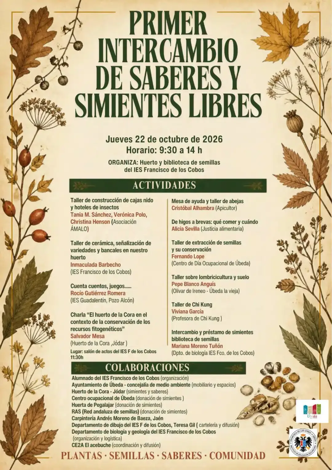 I Intercambio de Saberes y Simientes Libres