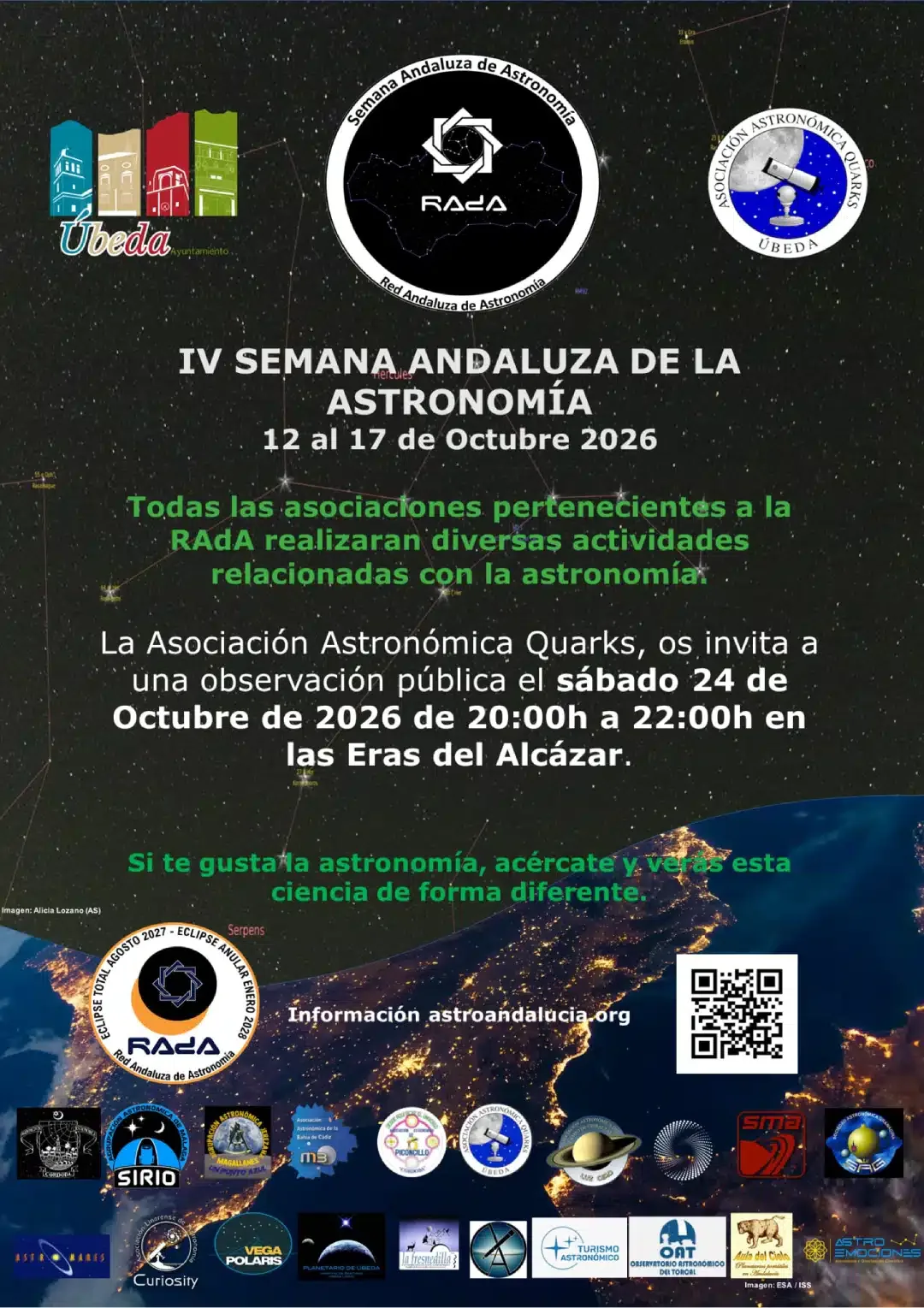 Observación astronómica pública - IV Semana Andaluza de la Astronomía