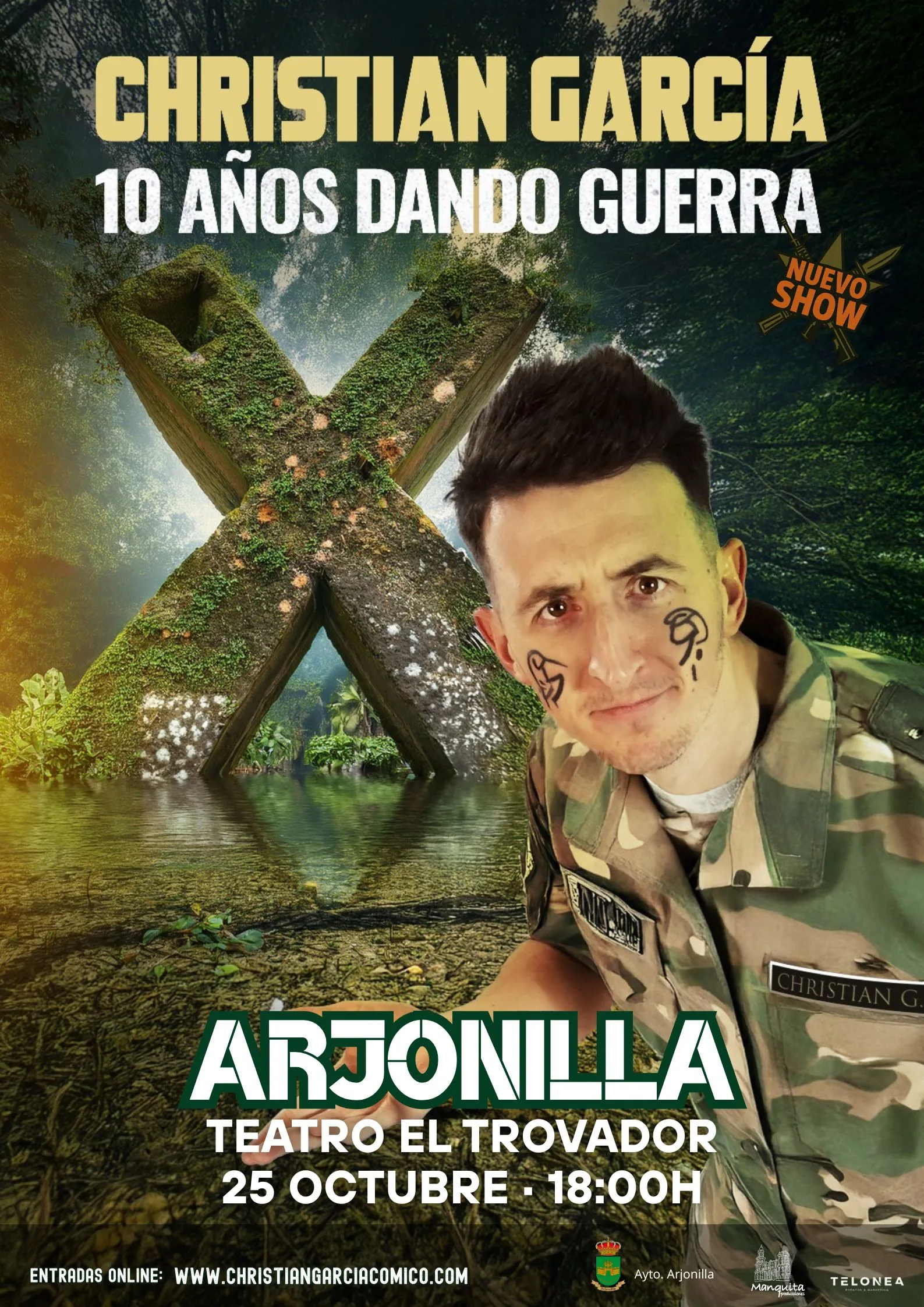 Christian García: «10 años dando guerra», en Arjonilla