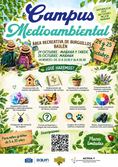 Imagen de la noticia: Bailén abre el plazo de un campus medioambiental gratuito para niños de 5 a 10 años