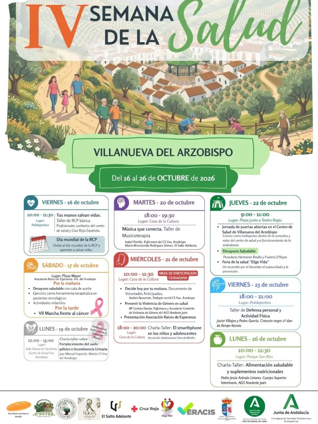 Imagen de la noticia: Villanueva del Arzobispo celebra desde el viernes su IV Semana de la Salud