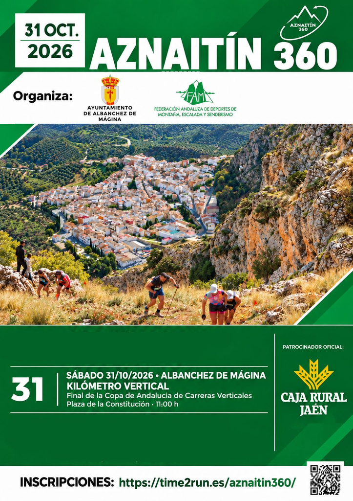 Imagen de la noticia: Albanchez de Mágina acoge el 31 de octubre la prueba final de la Copa de Andalucía de Carreras Verticales