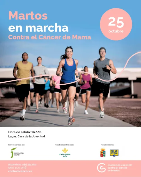 Imagen de la noticia: Martos programa talleres y la Marcha Rosa por el Día del Cáncer de Mama