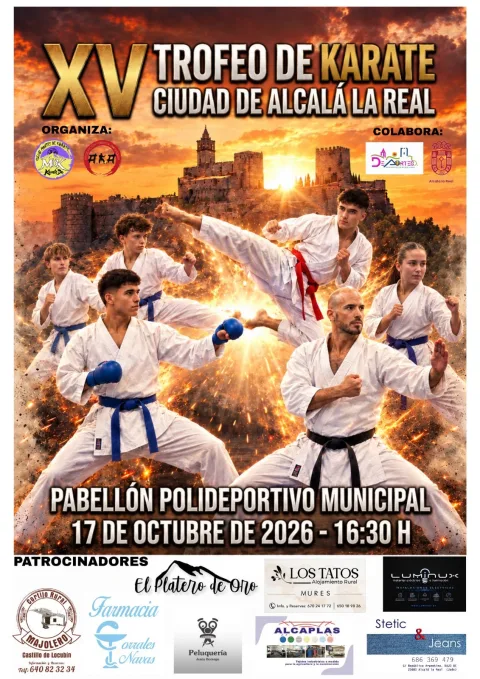 Imagen de la noticia: Alcalá la Real acoge el sábado el XV Trofeo de Karate con unos 150 competidores