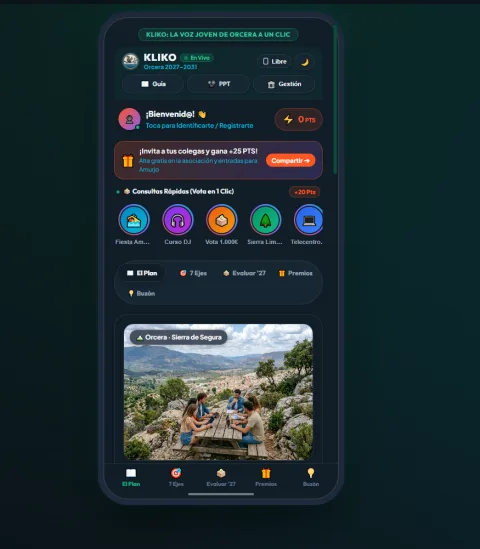 Imagen de la noticia: Orcera presenta un plan de juventud 2027-2031 con una app para votar y evaluar actividades