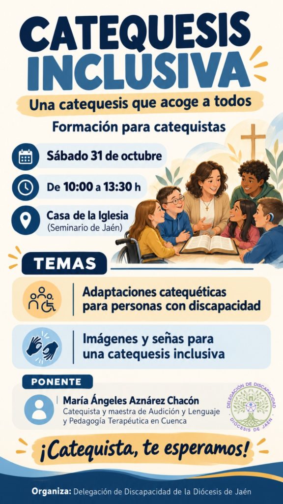 Jornada de formación «Catequesis inclusiva. Una catequesis que acoge a todos»