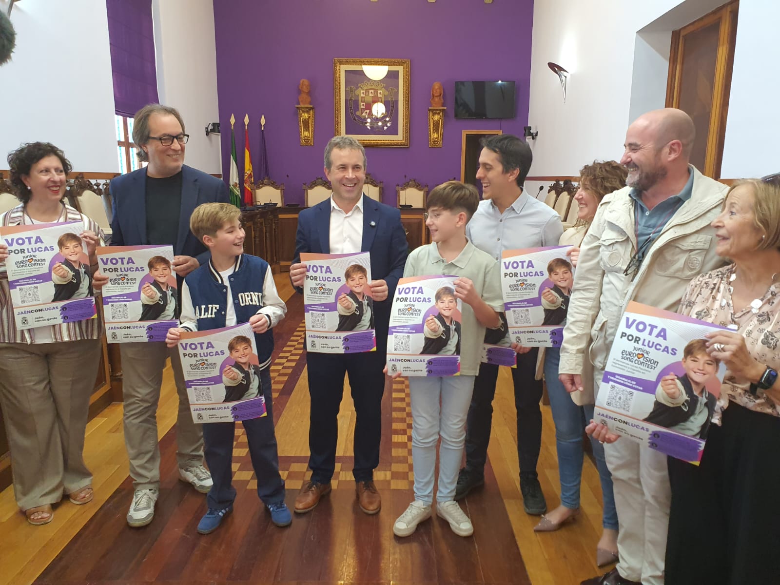 Imagen de la noticia: Jaén vuelca con Lucas Paulano, que representará a España en Eurovisión Junior