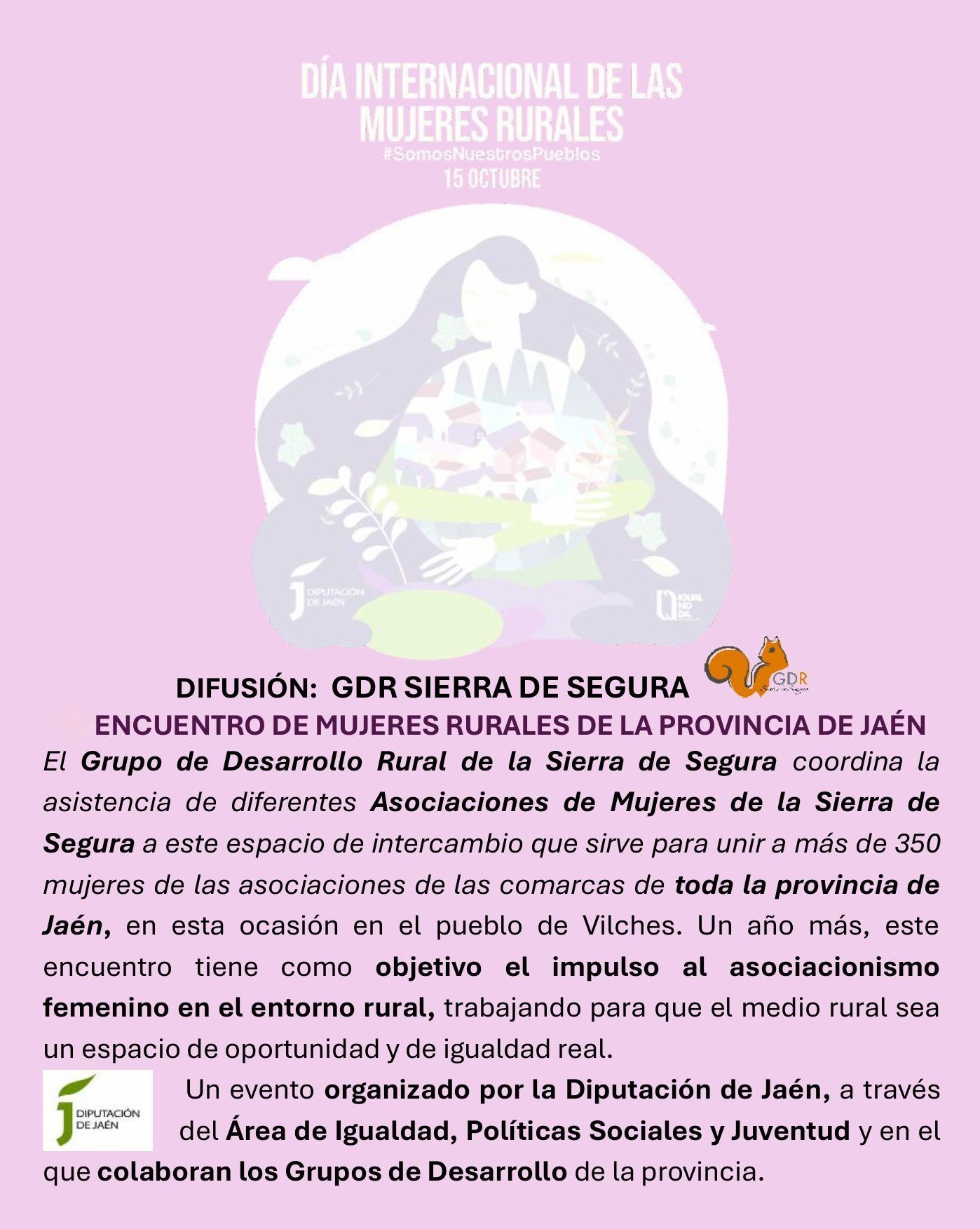 Imagen de la noticia: Mujeres de la Sierra de Segura acuden al encuentro provincial de Vilches