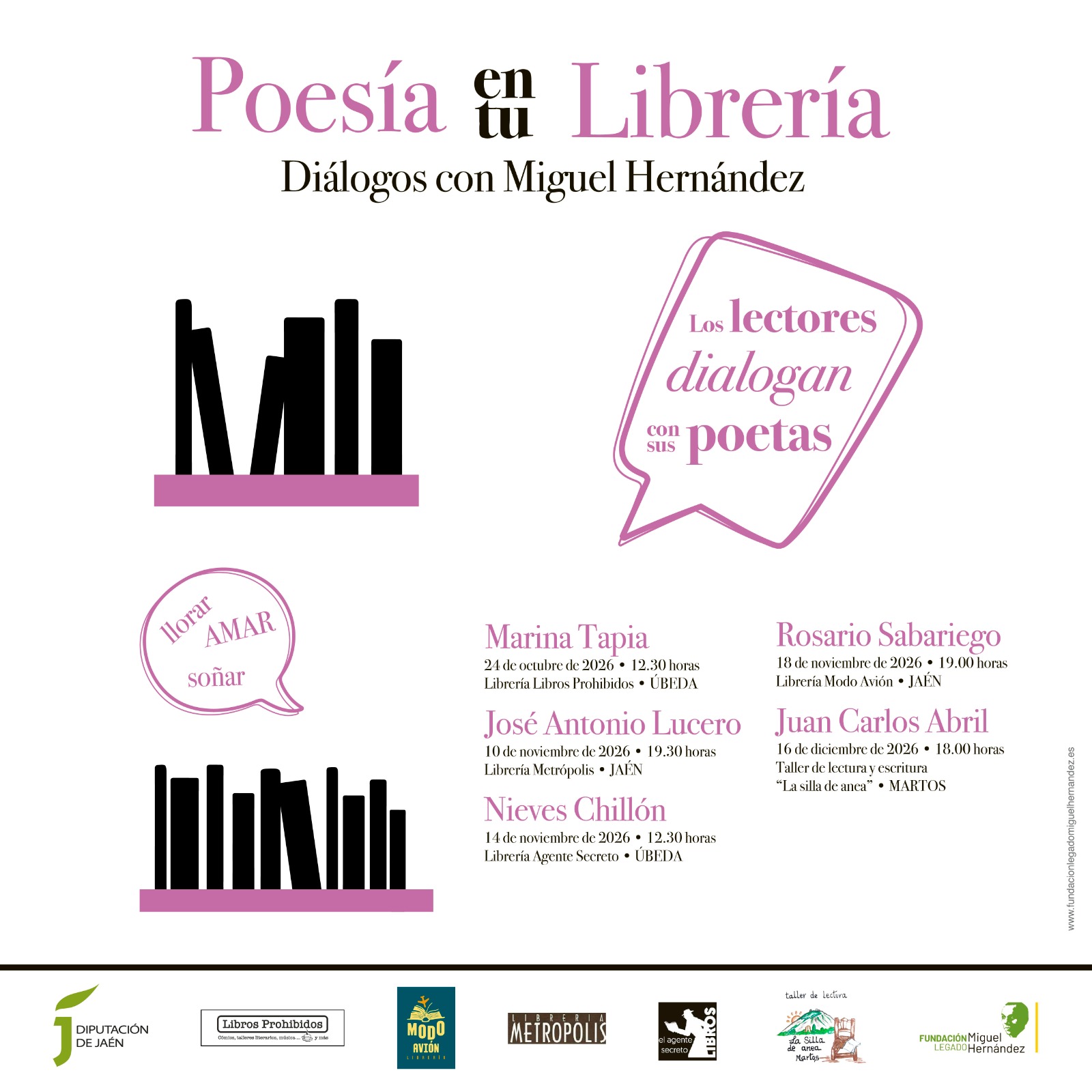 Imagen de la noticia: Seis recitales poéticos sobre Miguel Hernández recorrerán librerías de la provincia este otoño