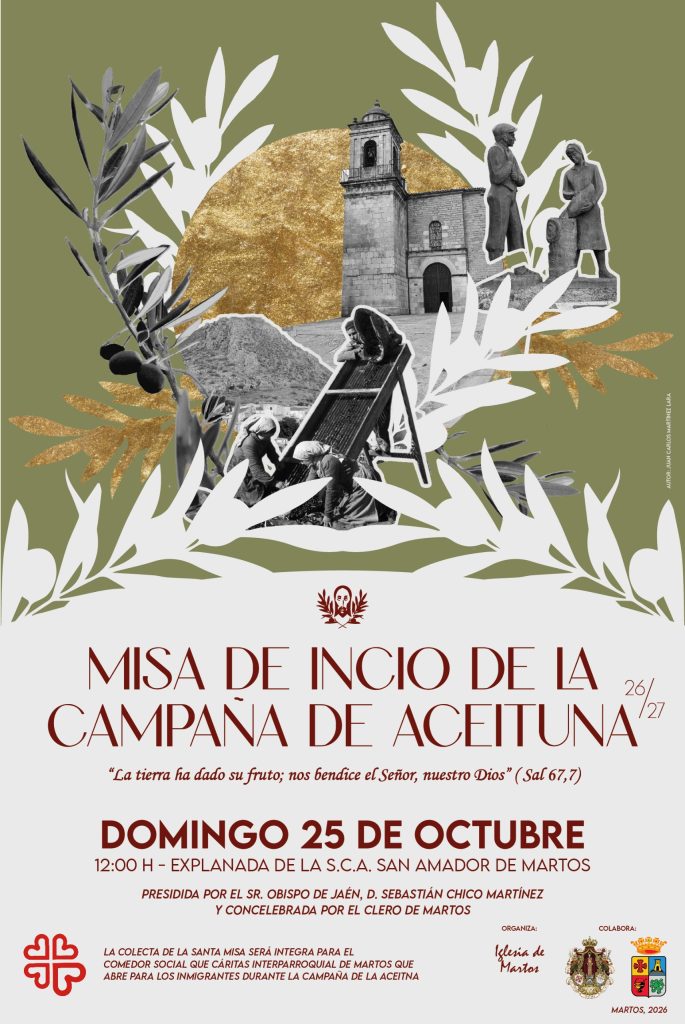 Imagen de la noticia: El obispo de Jaén preside el domingo 25 en Martos la misa de inicio de la campaña de la aceituna