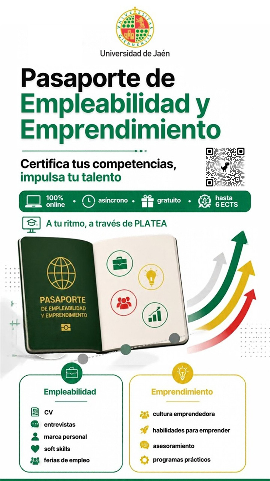 Imagen de la noticia: La UJA abre el Pasaporte de Empleabilidad y Emprendimiento con hasta seis créditos ECTS