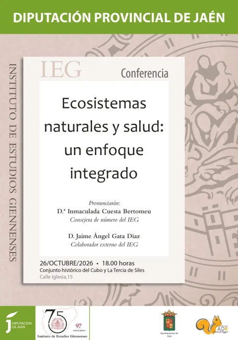 Imagen de la noticia: Siles acoge el 26 de octubre una charla sobre ecosistemas naturales y salud