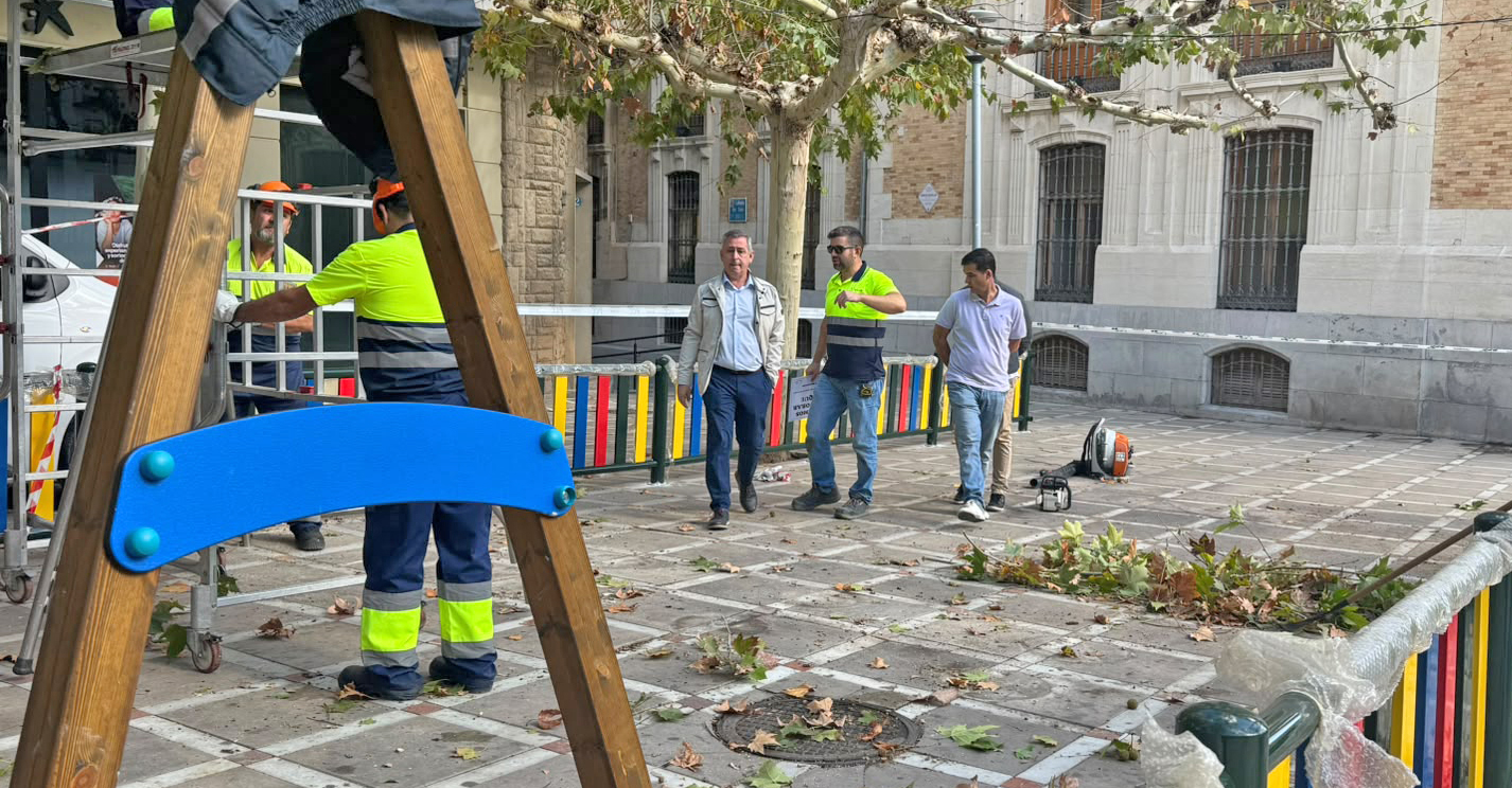 Imagen de la noticia: Nueva zona de juegos infantiles inclusivos en la Plaza de San Francisco