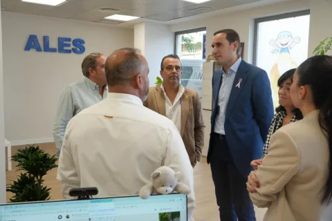 Image for the story: The Diputación de Jaén discusses new avenues of collaboration with ALES in care for children with cancer