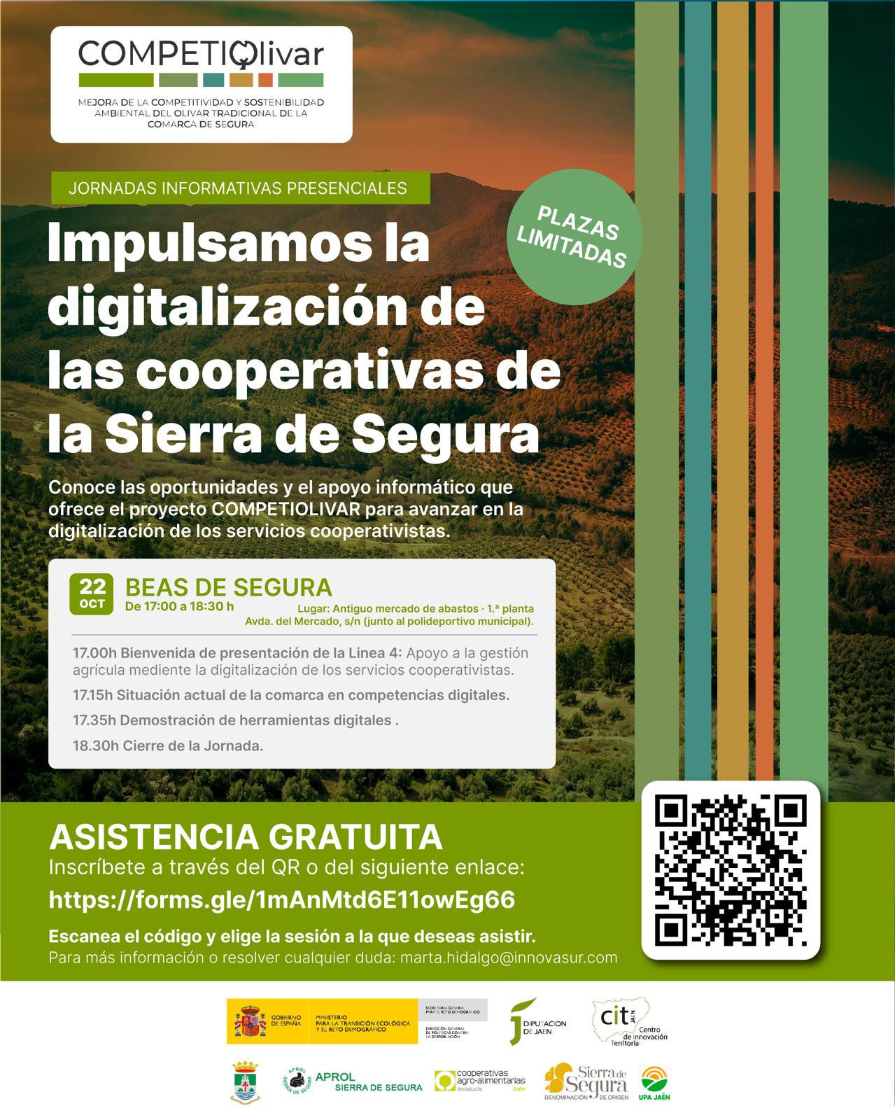 Imagen de la noticia: Beas de Segura acoge una jornada sobre digitalización de cooperativas olivareras