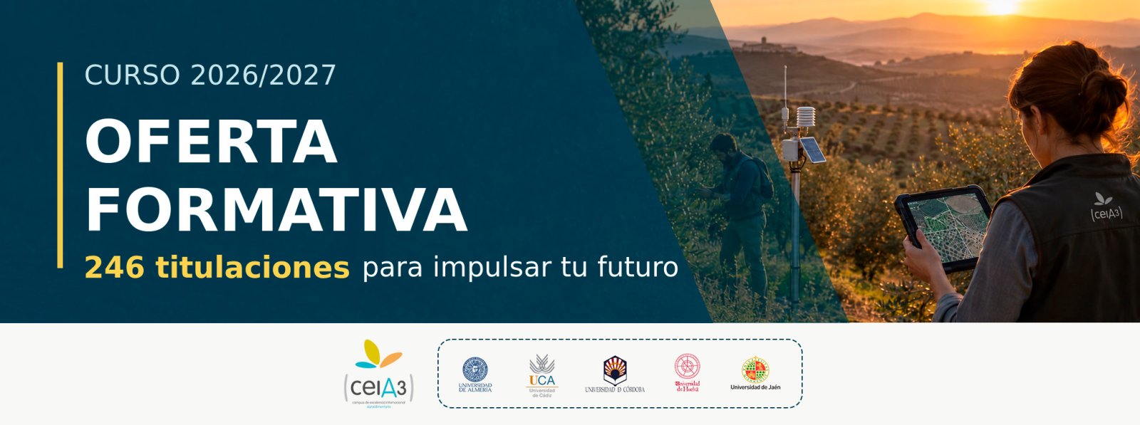 Imagen de la noticia: La UJA suma tres titulaciones nuevas a la oferta del ceiA3